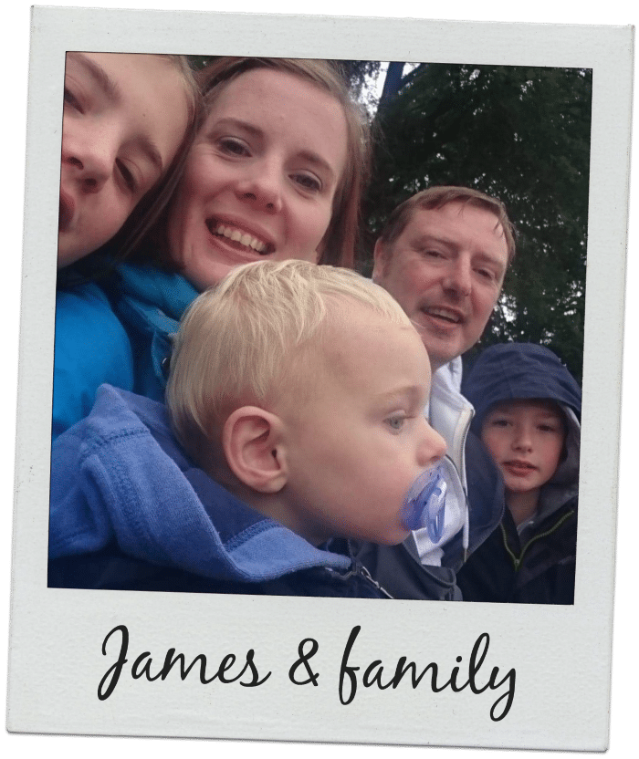 James Galston and family