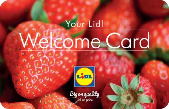 lidl welcome card