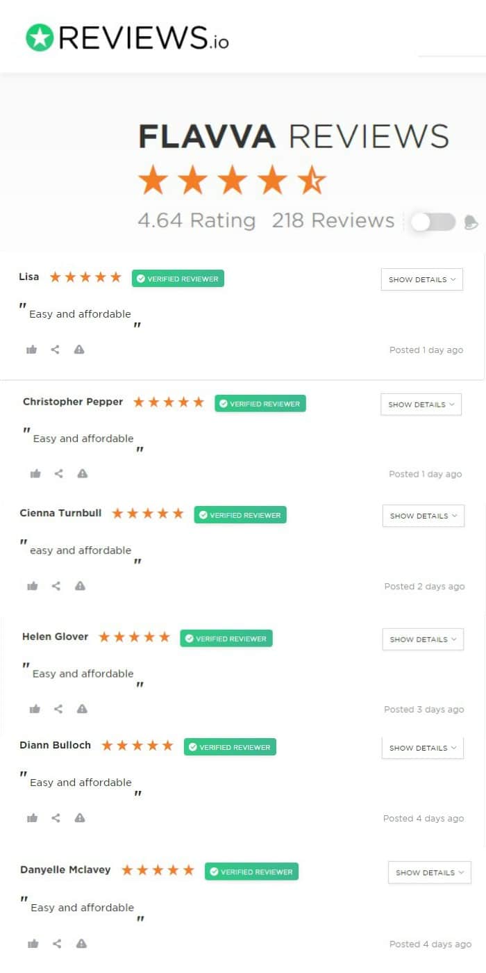 questionable flavva reviews