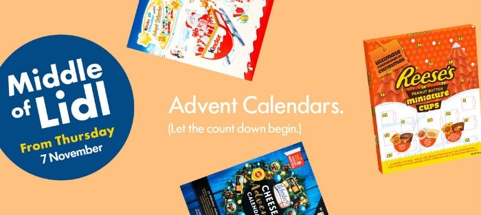 Lidl Advent Calendars on Sale inc Cheese Advent and Organic Dairy Free