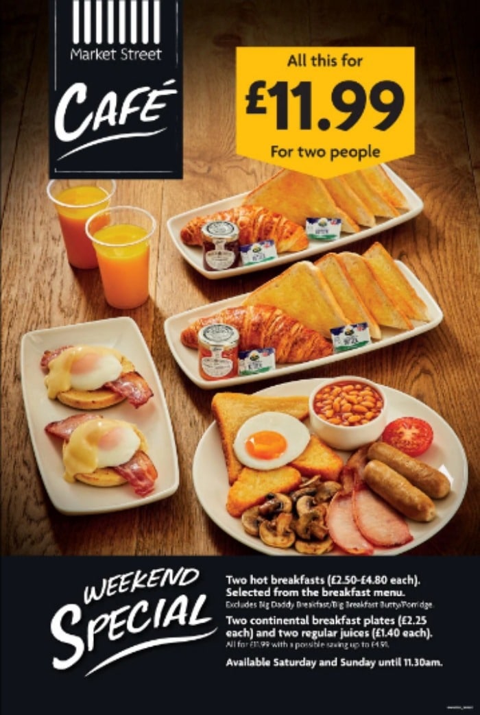 Morrisons Weekend Breakfast Meal Deal for Two