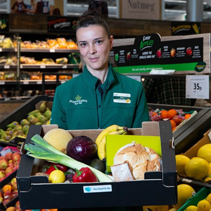 Morrisons food waste box