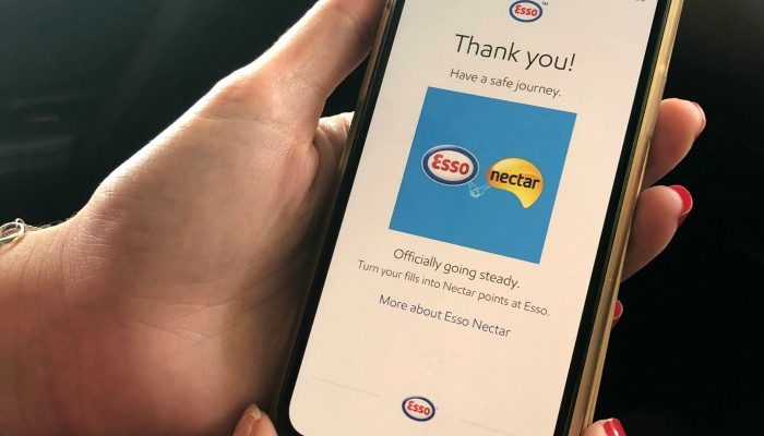 paying using Esso App