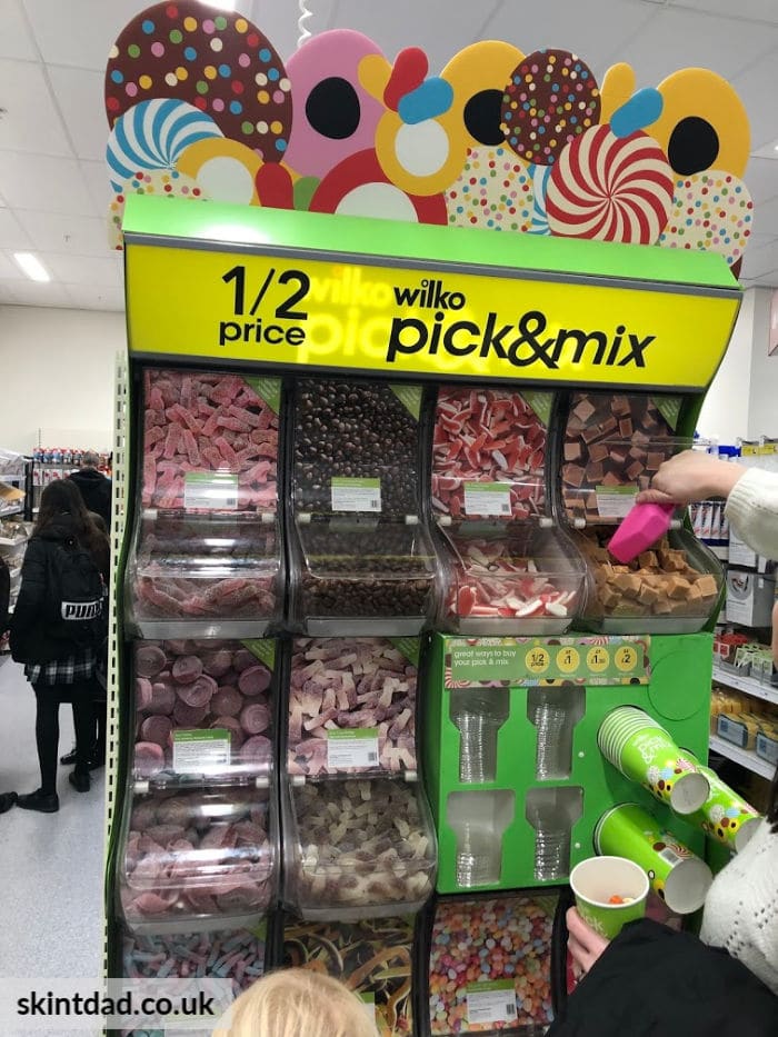 wilko half price pick and mix