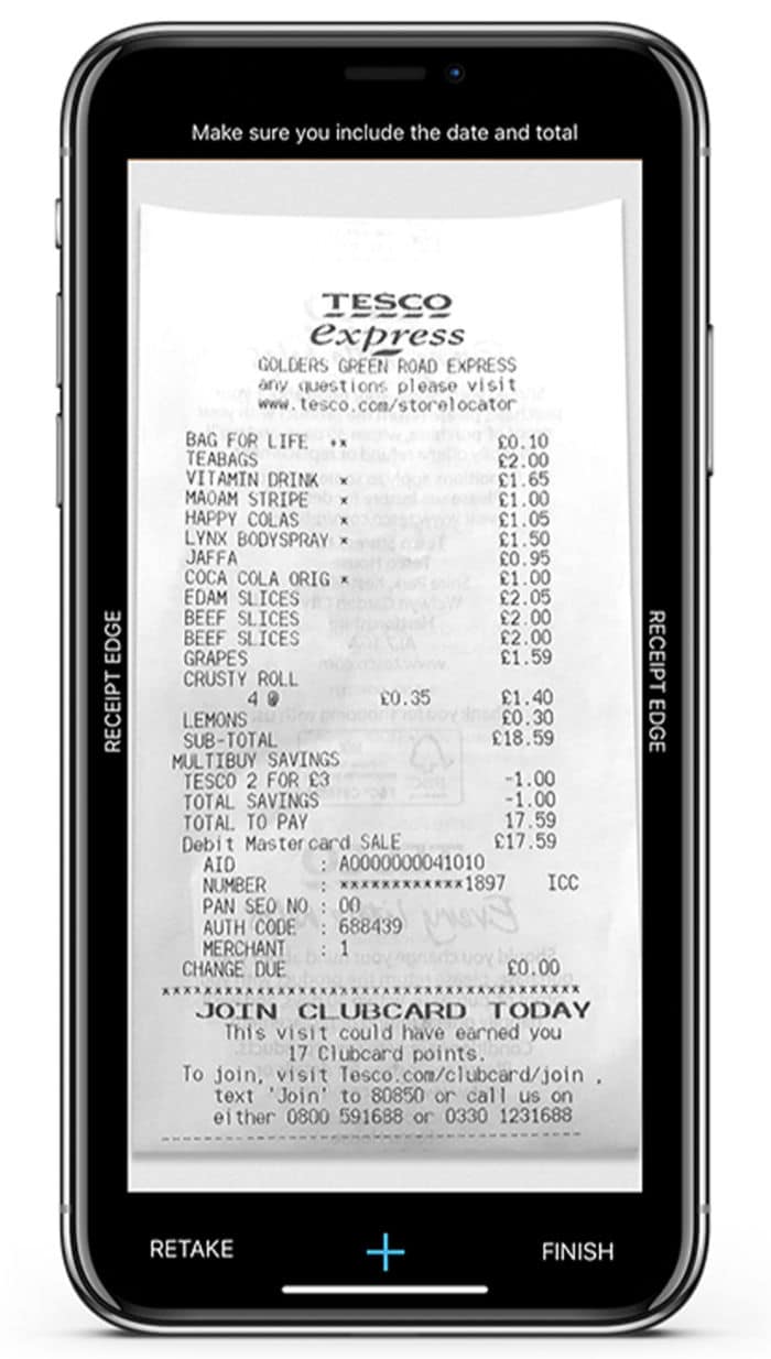 zipzero receipt app