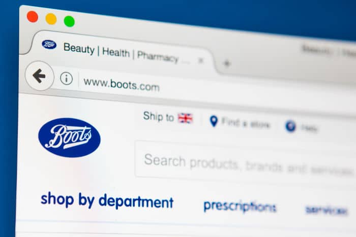 boots website