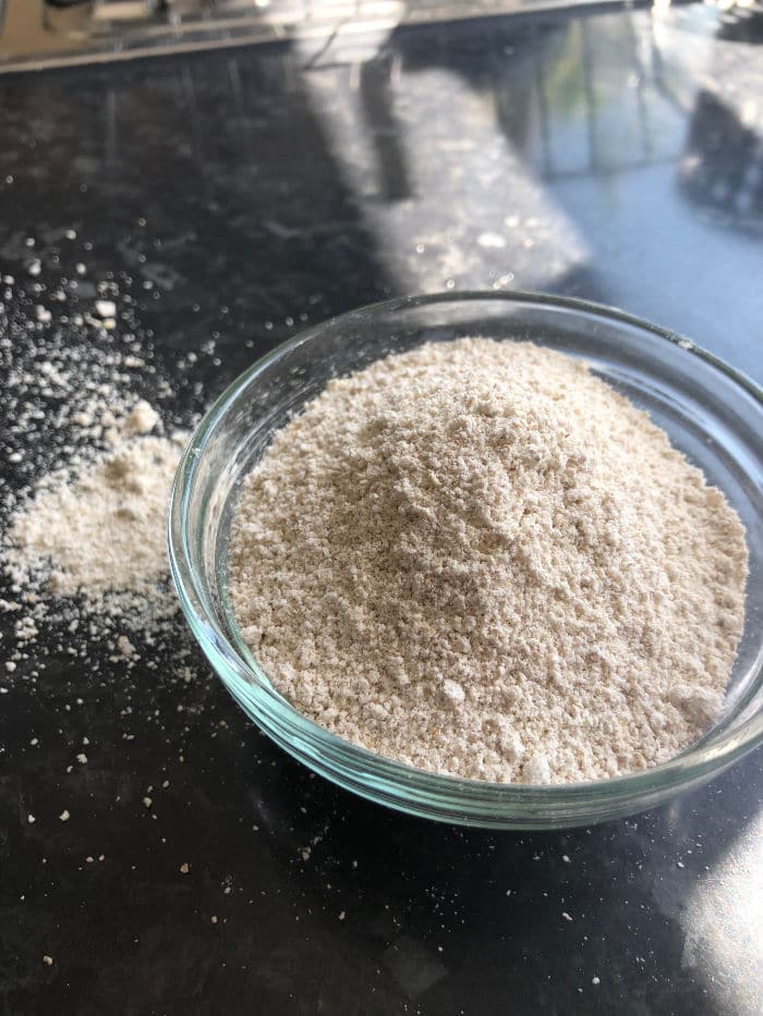 oat flour from rolled oats