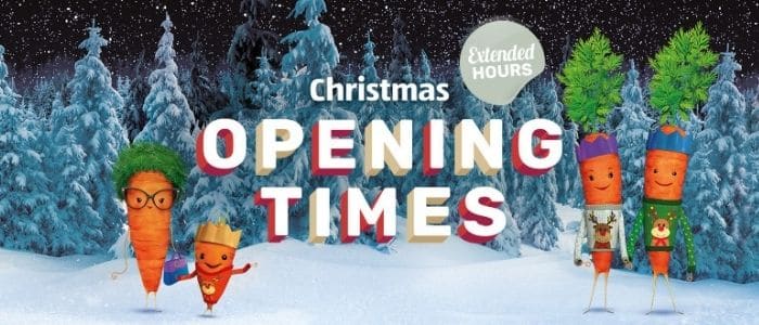 Aldi christmas opening times