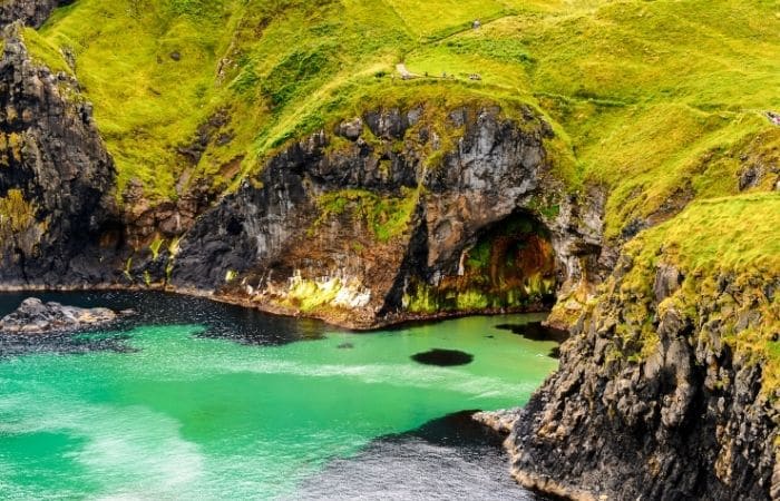 Nature of Carrick-a-rede Causeway coast route National Trust Northern Ireland