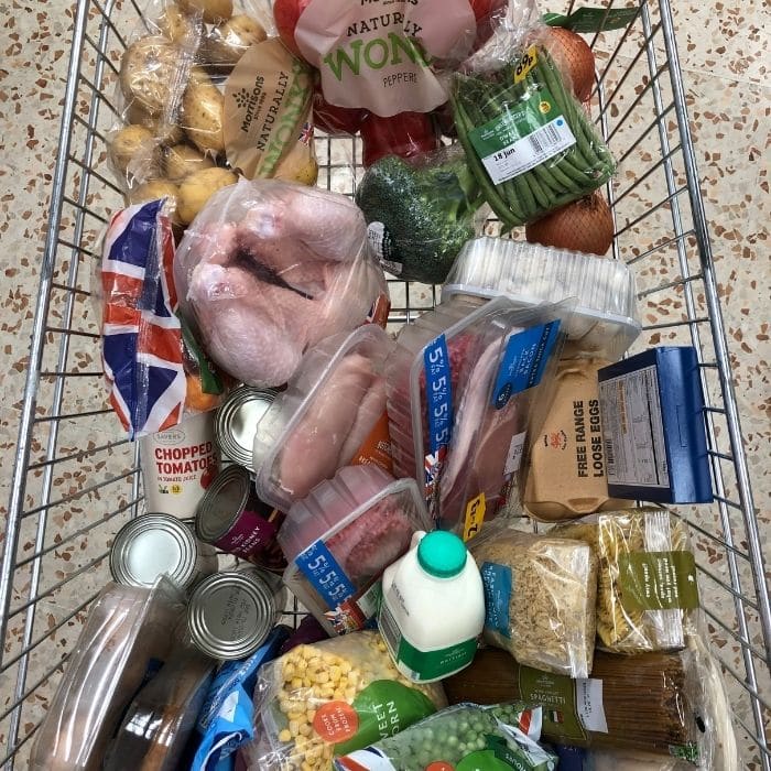 £40 shopping at morrisons