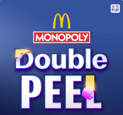 mcdonalds monopoly double peel 2022