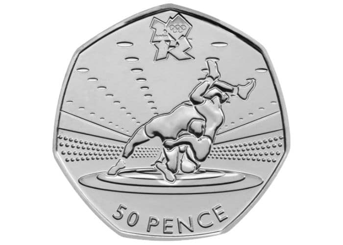 2011 Olympic Wrestling 50p