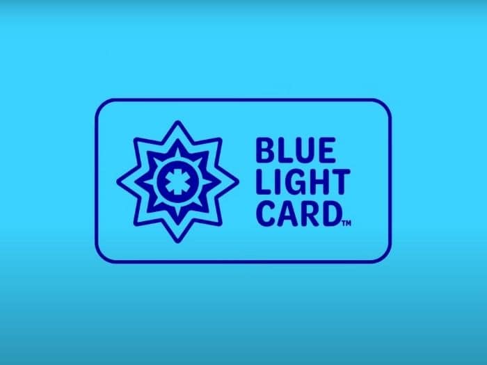 blue light card
