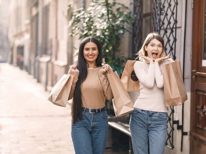 woman shopping