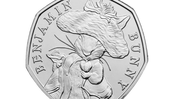 Benjamin Bunny 50p coin 2017
