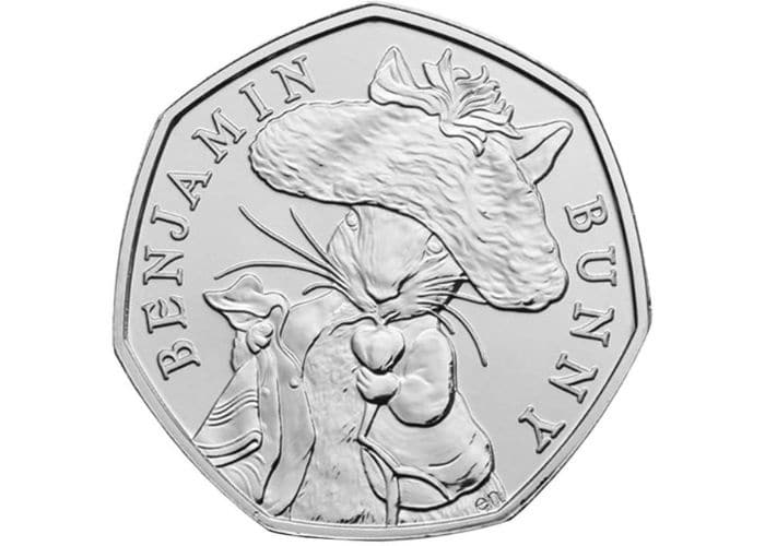 Benjamin Bunny 50p coin 2017