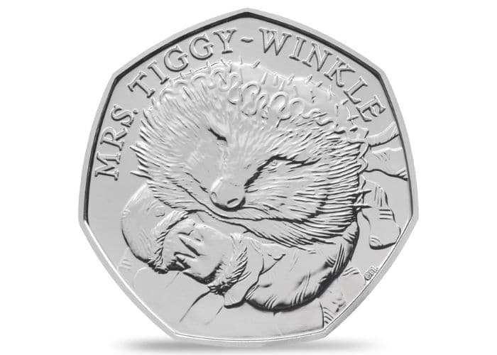 Mrs Tiggy Winkle 50p 2016