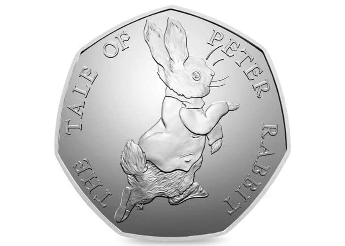 Peter Rabbit 50p 2017