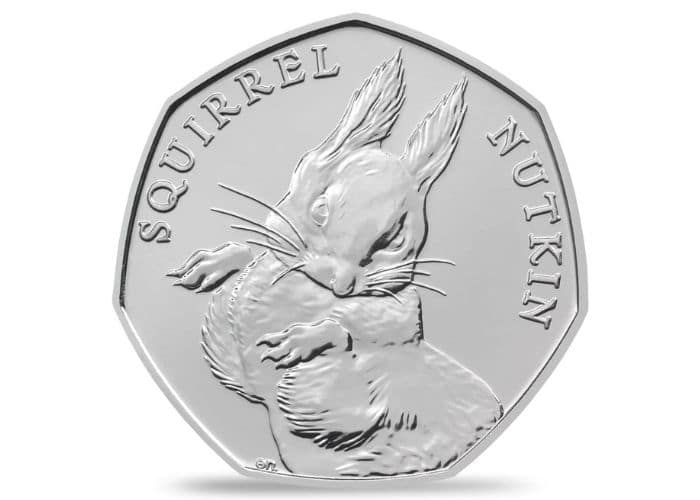 Squirrel Nutkin 50p 2016