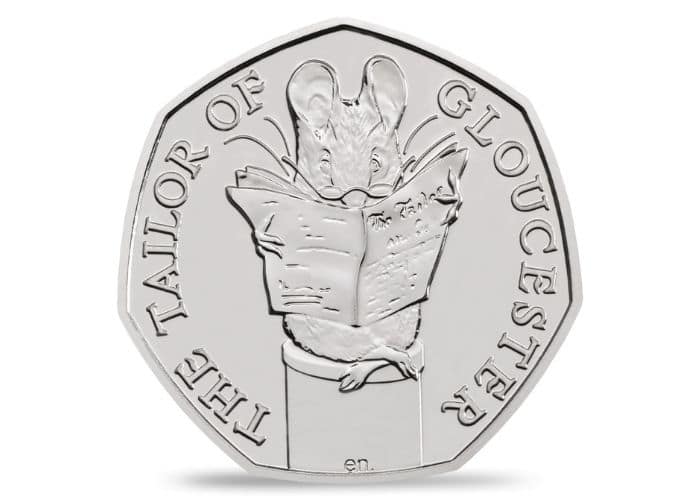 Tailor of Gloucester 50p 2018