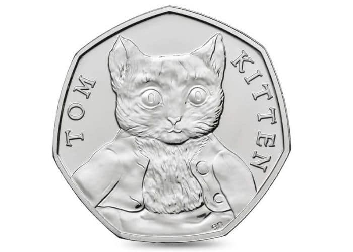 Tom Kitten 50p 2017