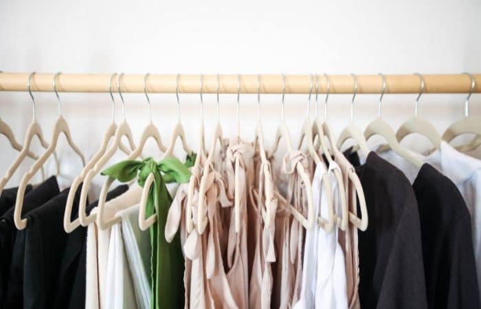 clothes on a hanger
