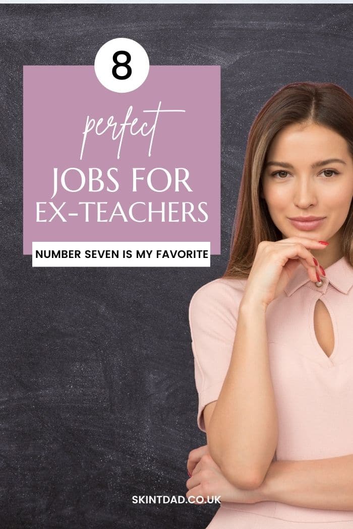 perfect jobs for ex-teachers graphic