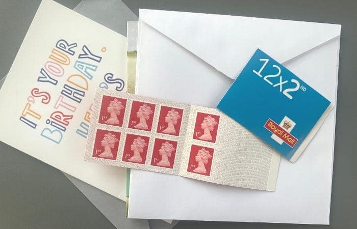 British stamps and cards