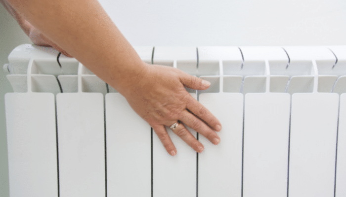 touching a radiator