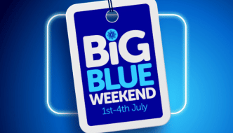 blc big blue weekend graphic