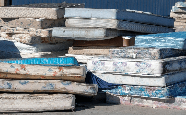 getting rid of old beds and mattresses