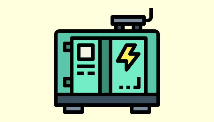 Graphic of a generator