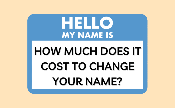 How much it cost to change your last deals name