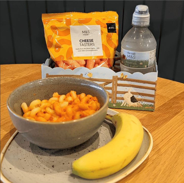 m&s kids hot food meal