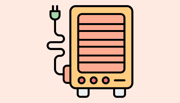 electric heater graphic