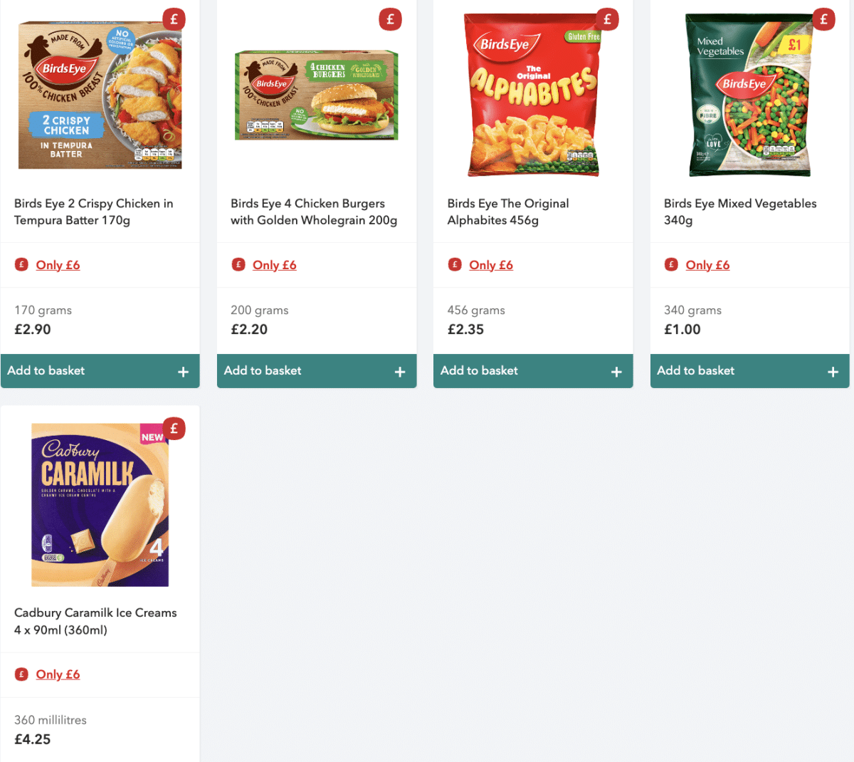 coop frozen meal deal march 23