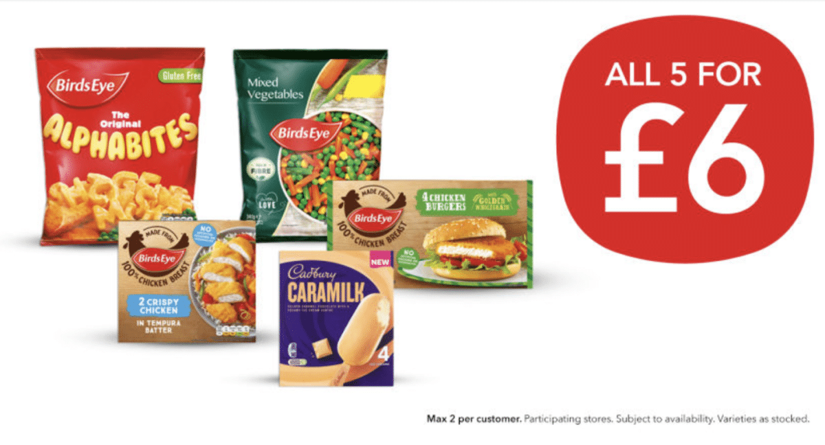 coop frozen meal deal march 23