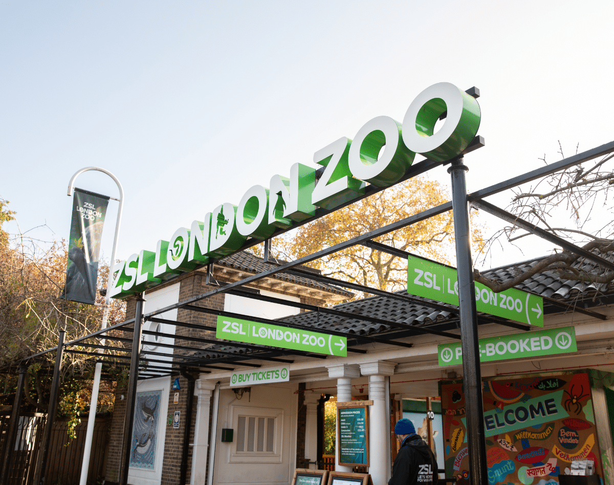 ZSL London Zoo main entrance