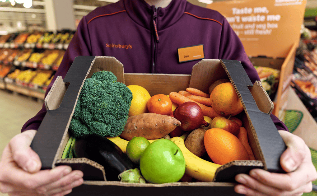 You can now get a box full of fruit and veg at Sainsbury's for £2 -  Cornwall Live