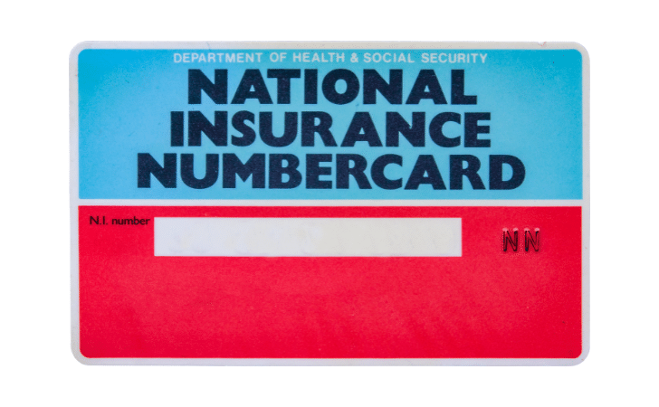 National Insurance Numbercard