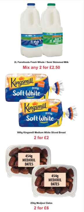 Farmfoods offers until 1 May 23