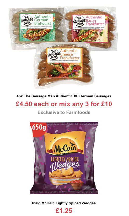 Farmfoods offers until 29 May 23