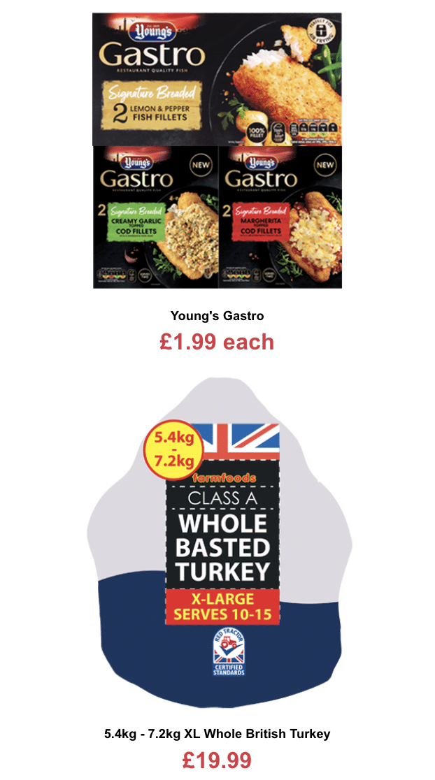 Farmfoods offers until 6 Nov 23