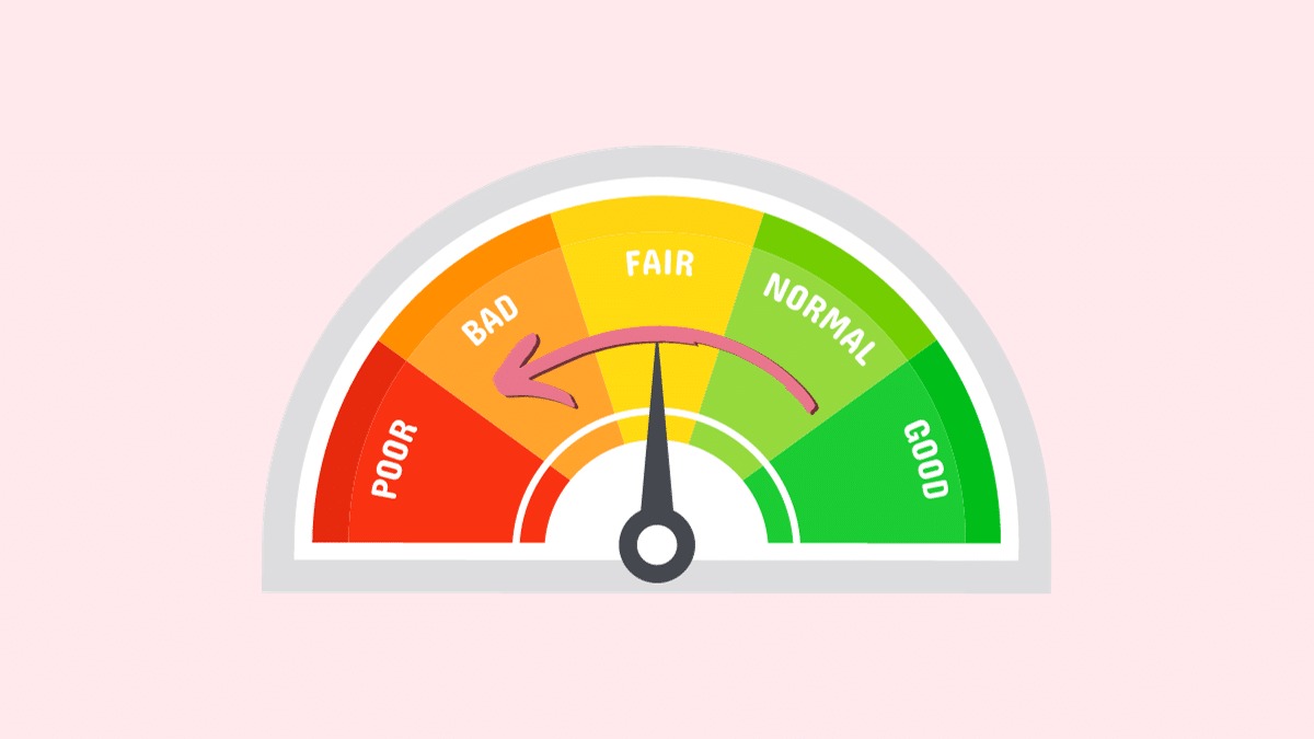 credit score diagram