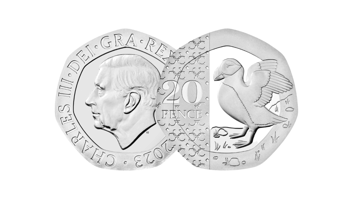 new 20 pence coin