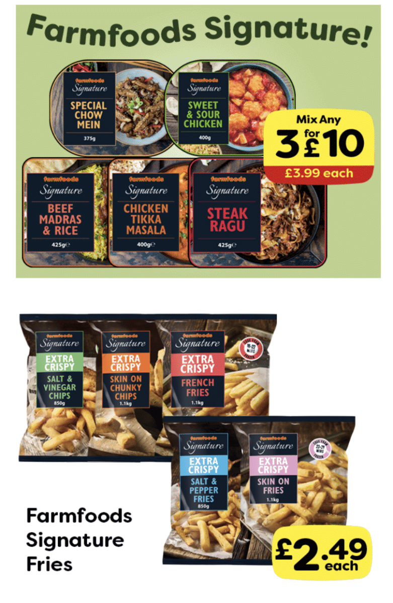 Farmfoods offers until 12 February 2024