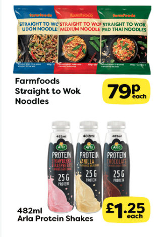 Farmfoods offers until 22 January 2024