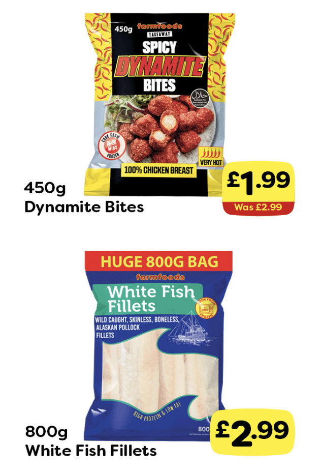 Farmfoods offers until 29 January 2024