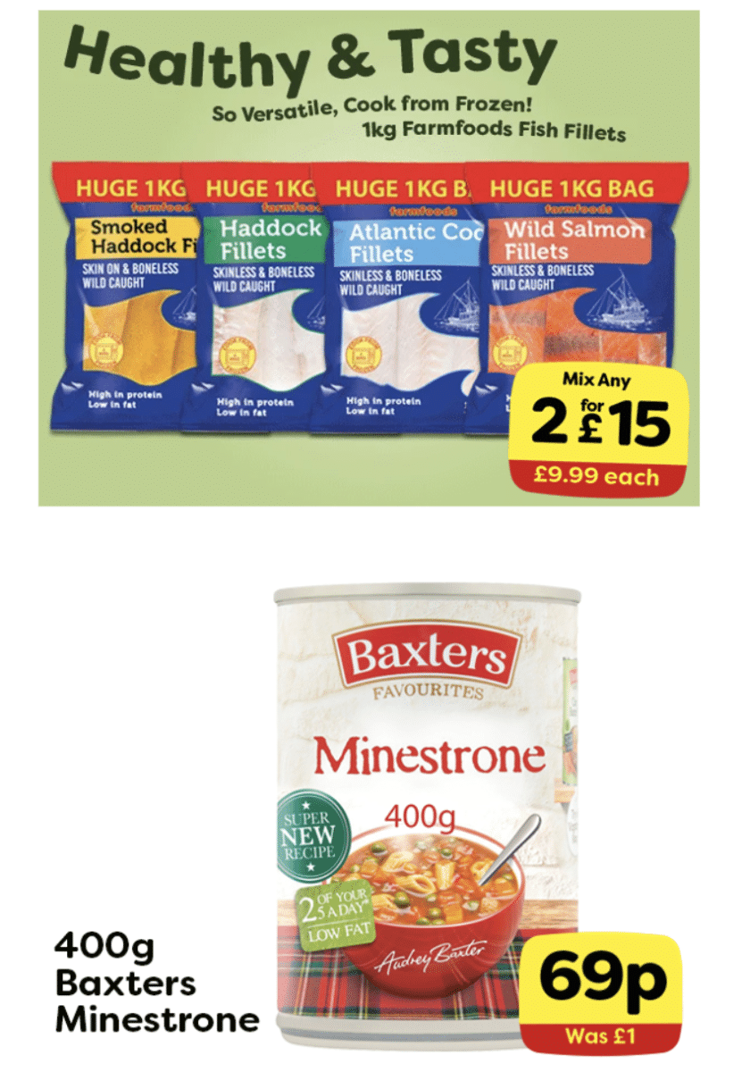Farmfoods offers until 11 March 24