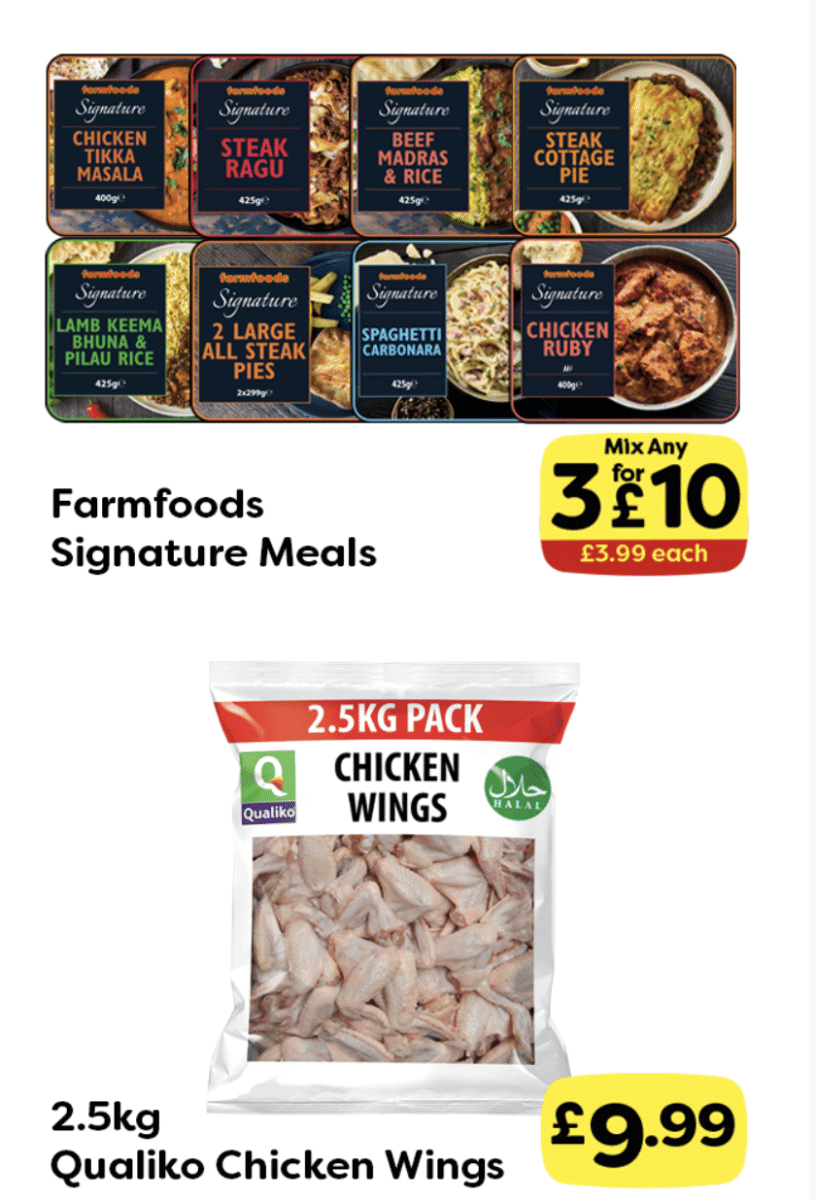 Farmfoods offers until 13 May 2024